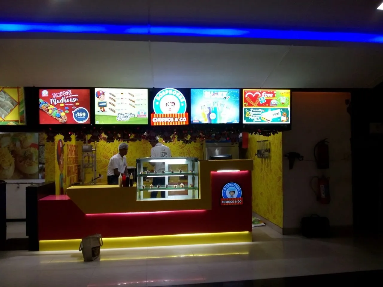 Bosphorus Cafe Menu Boards, a Capital Infoart installation
