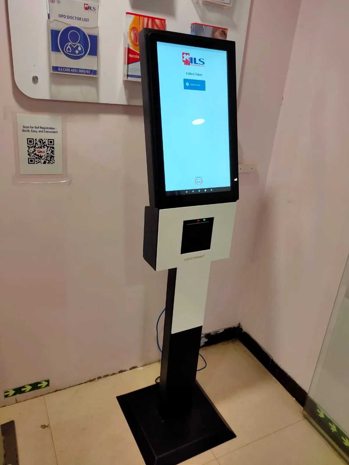 ILS Hospital Self Service Kiosk, a Capital Infoart installation