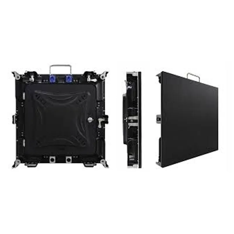 Indoor LED cabinet front, side and rear views