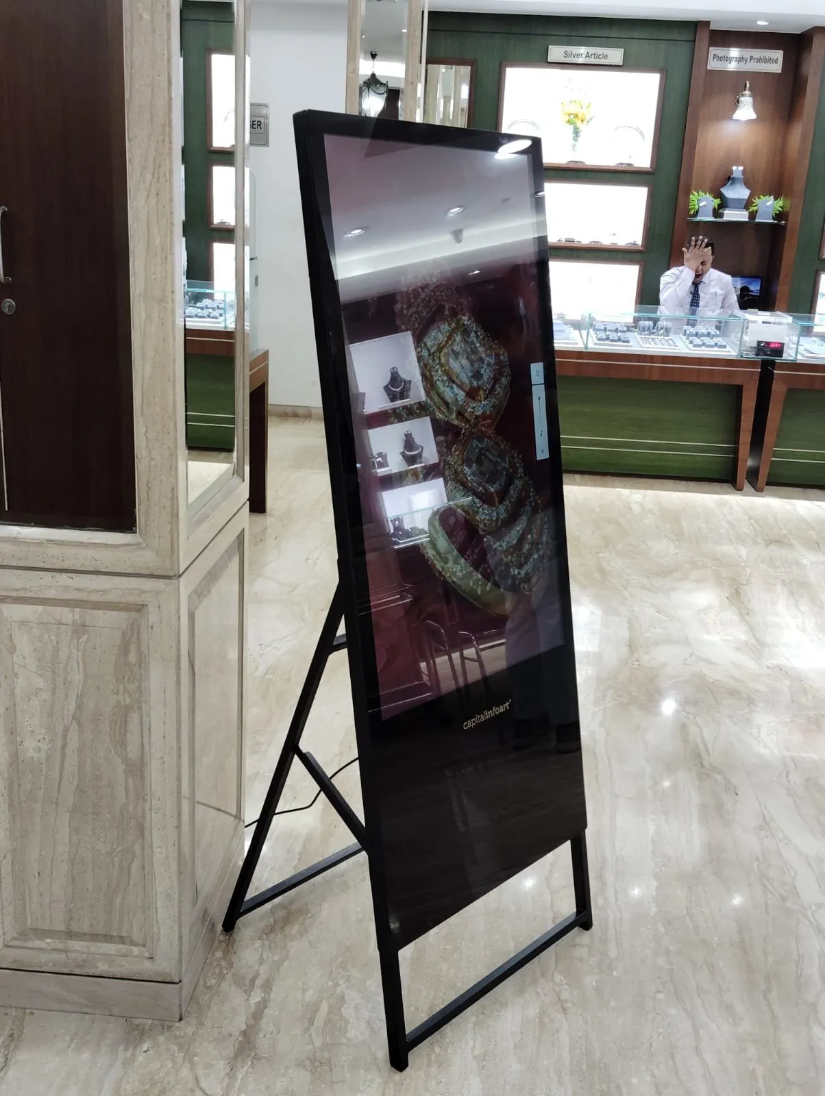 PC Chandra Jewellers Barasat Standee, a Capital Infoart installation