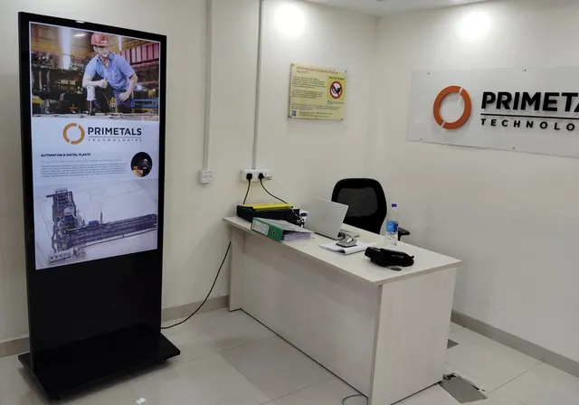 Installation at Primetals Jamshedpur Floor Standee