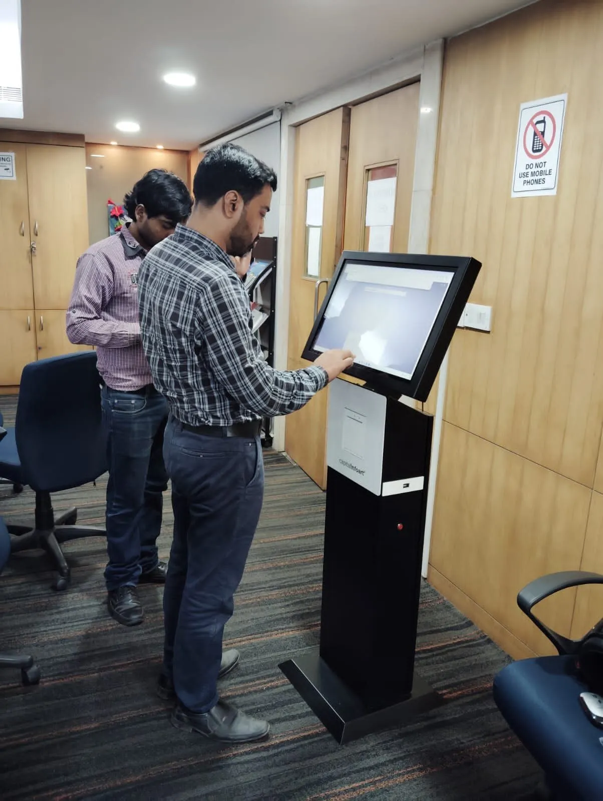 Techno India University Touch Kiosk, a Capital Infoart installation