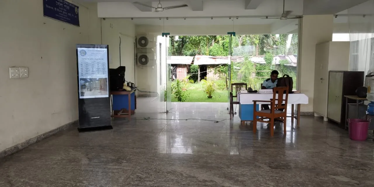 Windows kiosk installed in an open office at KPTA